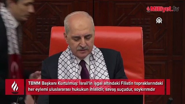 TBMM olağanüstü toplandı! Meclis Başkanı Kurtulmuş: Gözlerimizin önünde bir halk katlediliyor