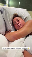 Vídeo: Poliana Rocha mostra reação de Leonardo ao ser colocado contra a parede