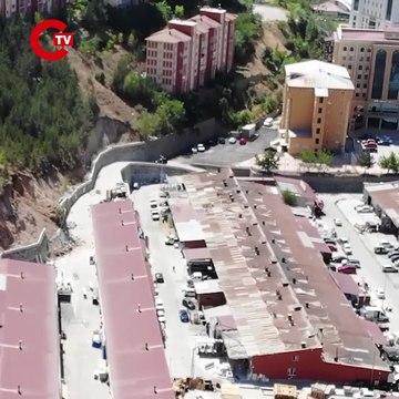 Gümüşhane'de sanayi sitesinde heyelan riski: İşyerleri boşaltıldı!