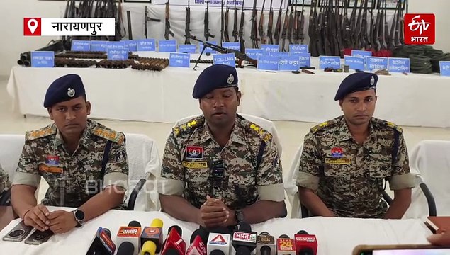 अबूझमाड़ में फोर्स को बड़ी सफलता, नक्सलियों के हथियारों का जखीरा बरामद, देसी और विदेशी रायफलें मिली