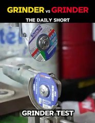 What happens if a grinder is used to cut another grinder