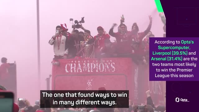 Arteta wrestles with Opta's Supercomputer as Arsenal prepare for Liverpool