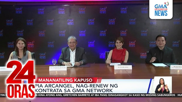 Pia Arcangel, nag-renew ng kontrata sa GMA Network | 24 Oras