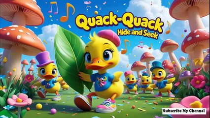 The Duck Hide and Seek Song _ Nursery Rhymes for kids