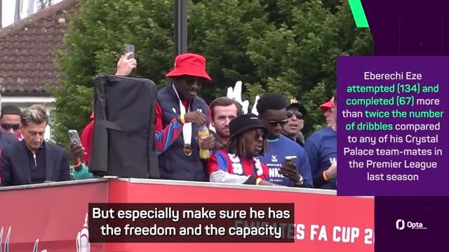 Arteta impressed with Eze's 'special aura'