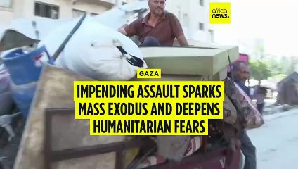 Impending assault on Gaza City sparks mass exodus and deepens humanitarian fears