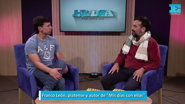 Franco León, platense y autor de Mis días con ellas
