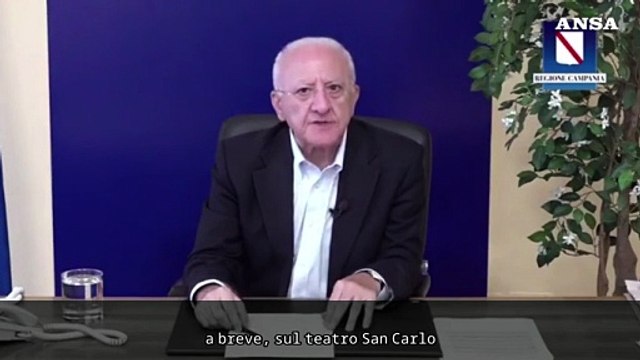 Napoli, San Carlo: De Luca attacca il sindaco Manfredi