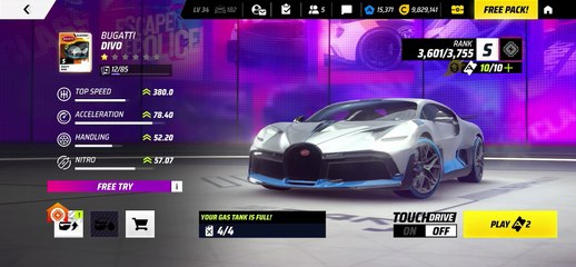 Bugatti Divo Star Hunt Gameplay | Heatwave: Afterburn Season -- Asphalt Legends