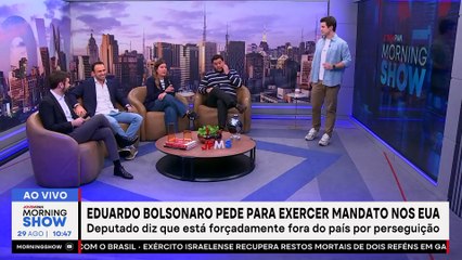 Eduardo Bolsonaro quer EXERCER MANDATO dos EUA alegando PERSEGUIÇÃO POLÍTICA; bancada OPINA