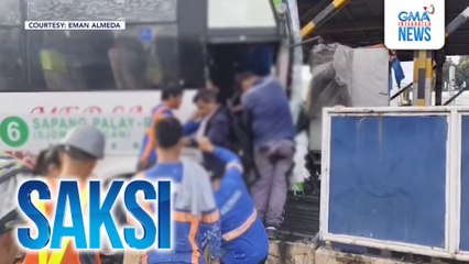 Lisensya ng bus driver na nang-araro ng siyam na sasakyan sa Commonwelth Avenue, sinuspinde | Saksi