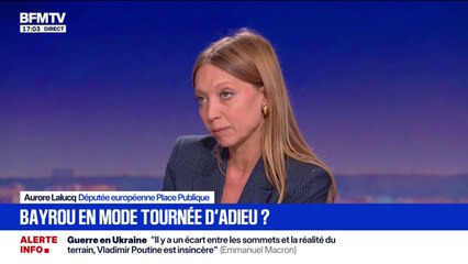 Crise politique: "Les messages envoyés par le président et le Premier ministre sont toxiques", lance Aurore Lalucq, député européenne Place Publique