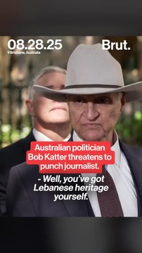Australian politician threatens to punch journalist who asked about his Lebanese heritage.