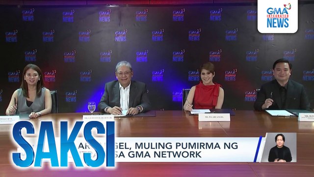 Pia Arcangel, muling pumirma ng kontrata sa GMA Network | Saksi