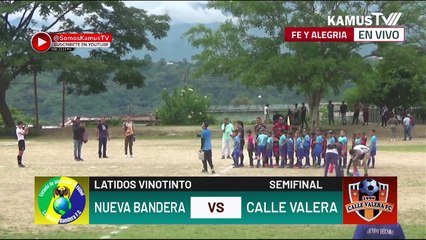 NUEVA BANDERA VS CALLE VALERA  LATIDOS VINOTINTO  SEMIFINAL SUB-10