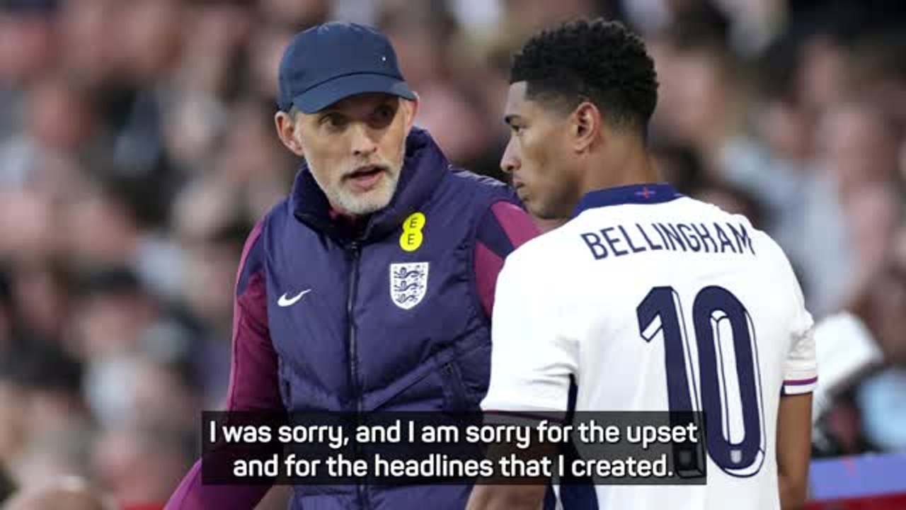 Tuchel apologises to Bellingham over 'repulsive' comment
