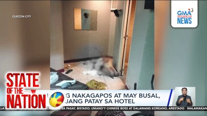 Lalaking nakagapos at may busal, natagpuang patay sa hotel | SONA