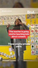 Teacher goes viral for teaching song about consent.