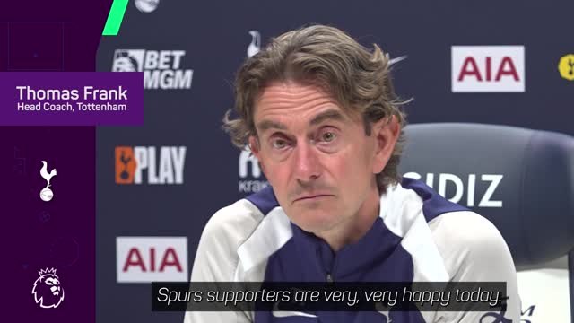 Frank quizzed on Xavi Simons' Spurs transfer