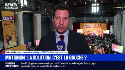Université d'été du PS: "Il n'y aura pas d'union avec La France Insoumise", assure Raphaël Glucksmann, député européen Place publique