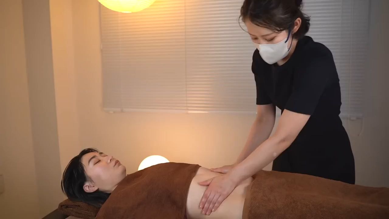 Japanese Oil Massage, Japanese Massage Relaxing Muscle and Relieving Stress Full