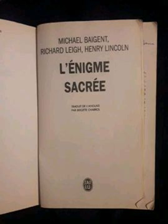 l'énigme sacrée