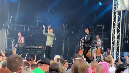 Toploader perform at Blackpool Illuminations Switch On 2025