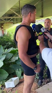 Policial Militar de folga entra em córrego para deter criminoso durante perseguição na Paralela; confira