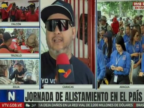 Caracas | Habitantes del 23 de Enero atienden llamado de alistarse en la Milicia Bolivariana