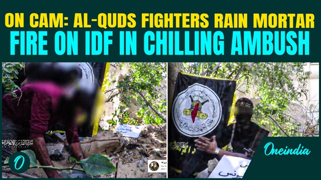 VIDEO: Hamas Al-Quds Fighters Trap and Bombard IDF Convoy in Southern Gaza; IDF Hammered by Mortars