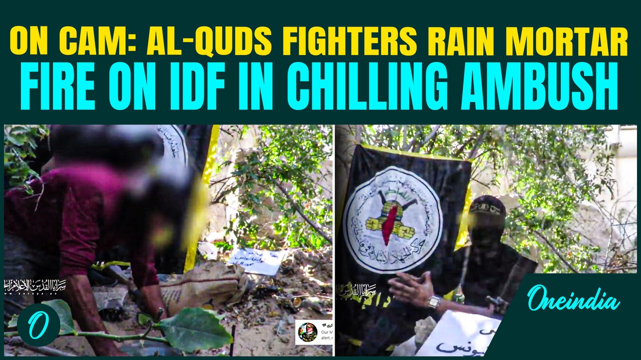 VIDEO: Hamas Al-Quds Fighters Trap and Bombard IDF Convoy in Southern Gaza; IDF Hammered by Mortars