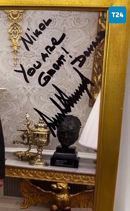 Paşinyan, Aliyev ve Trump ile 'tarihi' fotoğrafını başköşeye astı