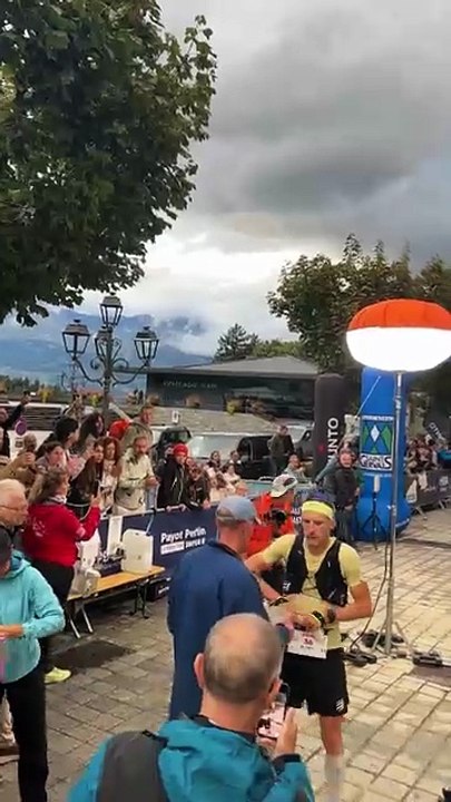 Premier ravito au 23e km - Ultra-trail - UTMB