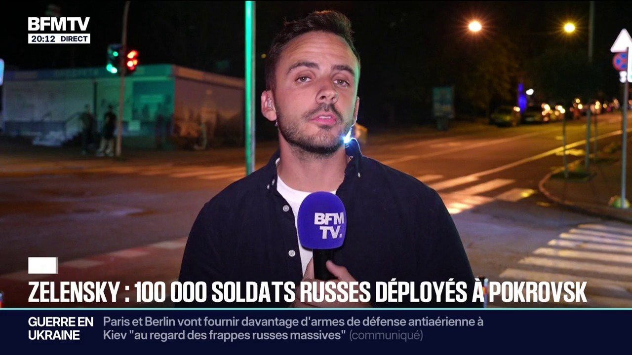 100 000 soldats russes déployés près de la ville ukrainienne de Pokrovsk "situation préoccupante", juge le président Zelensky