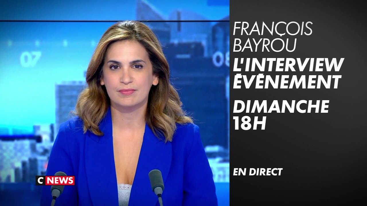 François Bayrou : l'interview événement ce dimanche à 18h sur CNEWS