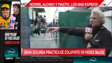 "No sé boludo, es que este auto es más raro": la reacción de Colapinto tras su buen resultado