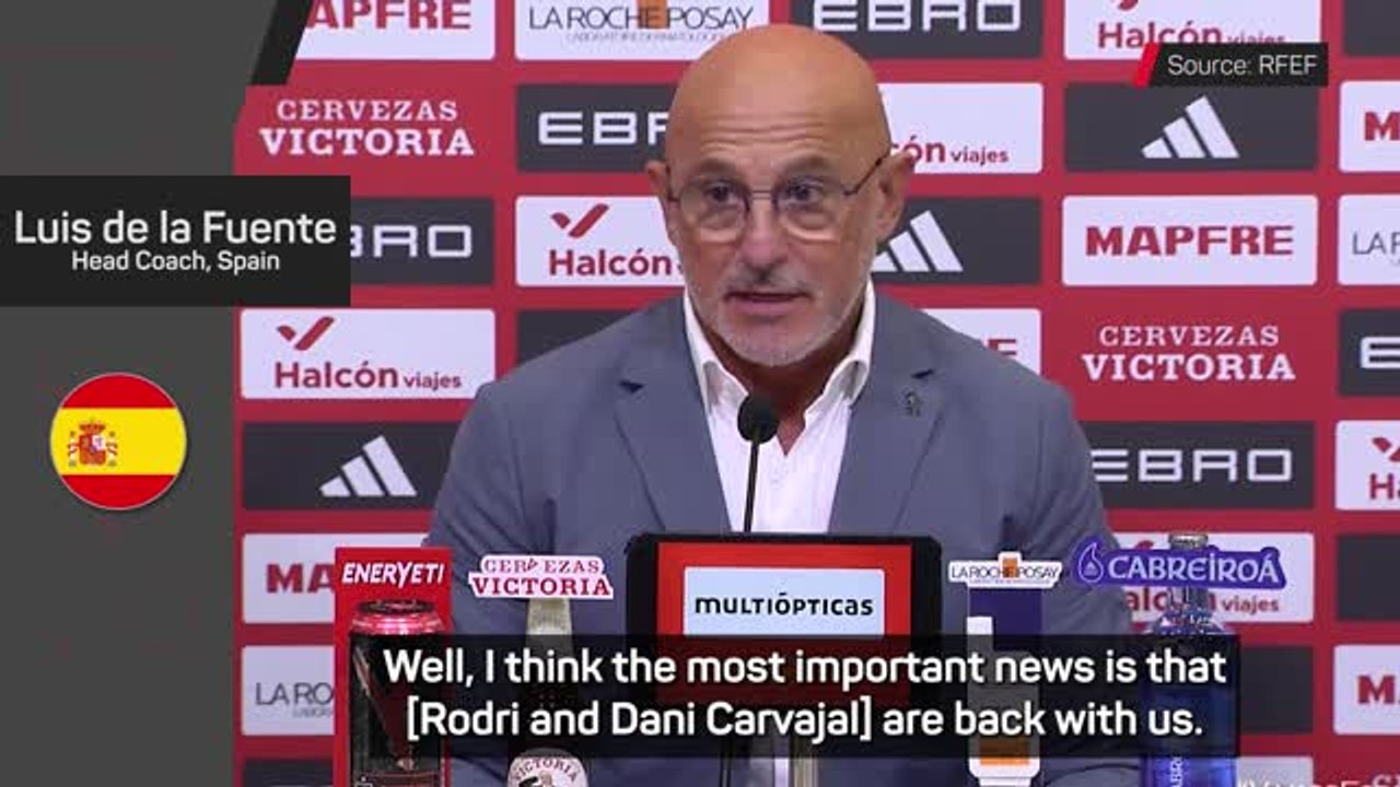 Rodri and Carvajal return to Spain for World Cup Qualifiers