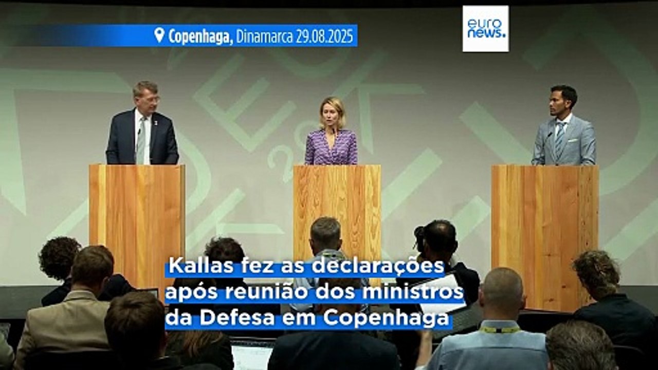 Kallas: "amplo apoio" ao envio de instrutores militares europeus para a Ucrânia após cessar-fogo