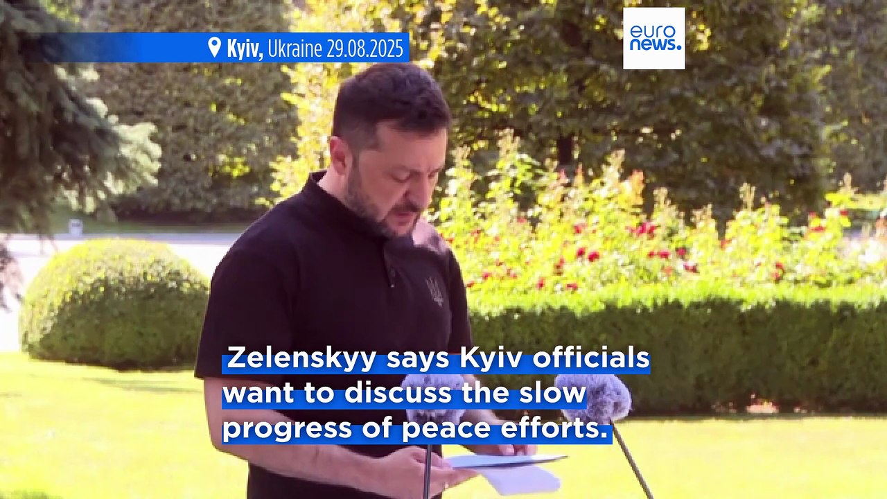 Zelenskyy seeks talks with Trump and European leaders to discuss slow progress of peace efforts