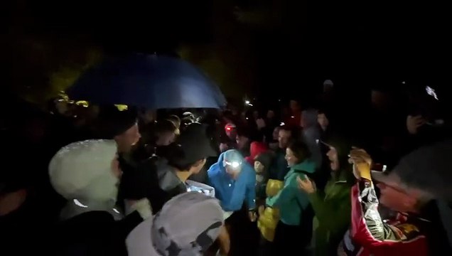 Le passage de Ludovic Pommeret à Notre-Dame de la Gorge - Ultra-trail - UTMB