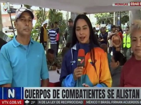 Cuerpos combatientes de Monagas se alistan para defender la soberanía de Venezuela