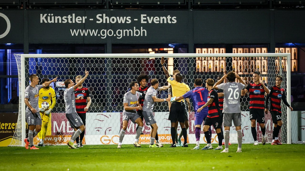 Zentimeter entscheiden: Abseits verhindert Regensburgs Last-Minute-Ausgleich