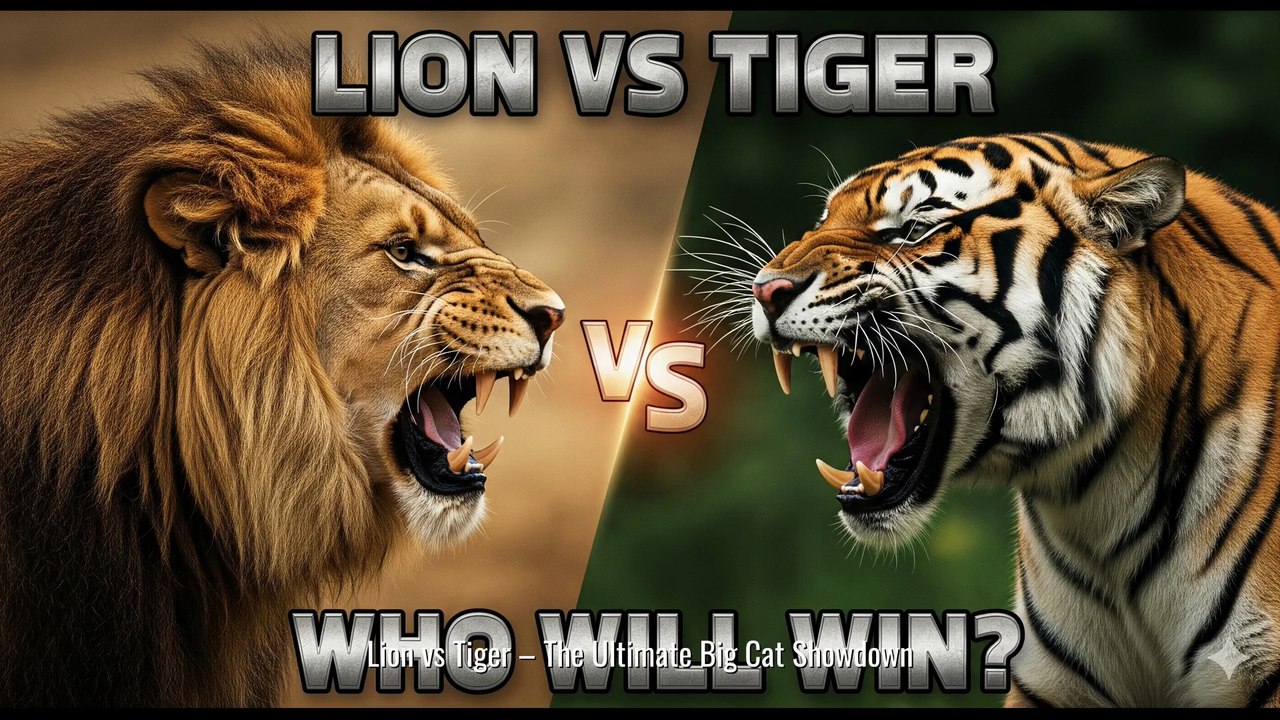 0061 Lion vs Tiger: The Ultimate Big Cat Showdown