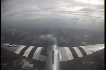 Yury Nesterenko piloting P-51 Mustang