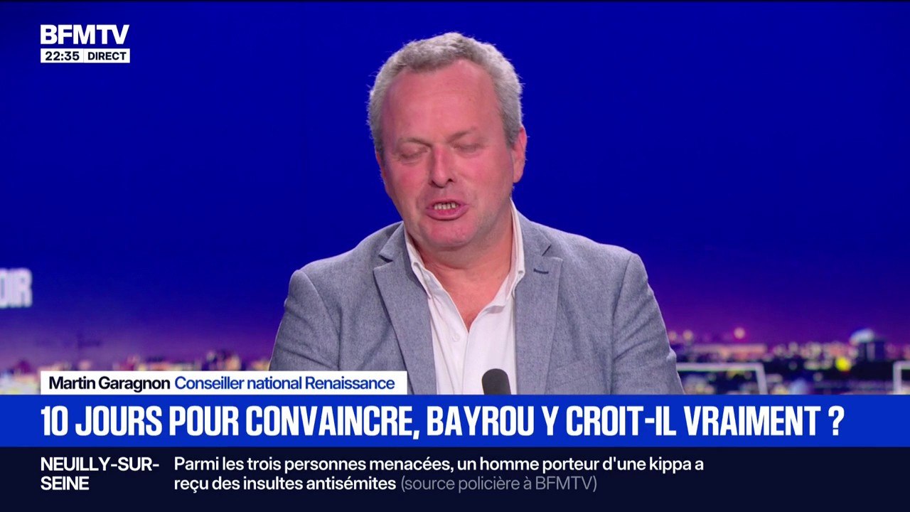 Crise politique: "On est le seul pays en Europe incapable de discuter et de trouver des compromis", souligne Martin Garagnon, conseiller national Renaissance
