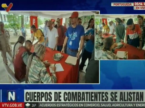 Cuerpos combatientes de Portuguesa acuden a los 21 puntos habilitados para el alistamiento militar