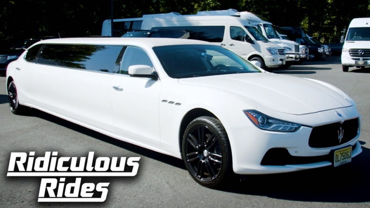 $150,000 Maserati Stretch Limo