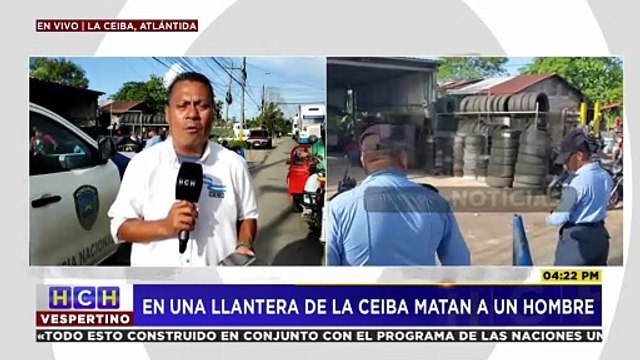 Mientras trabajaba, pistoleros llegan a una llantera y acaban con la vida de un hombre en La Ceiba