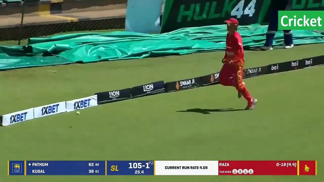 Zimbabwe vs Sri Lanka 1st ODI Highlights 2025