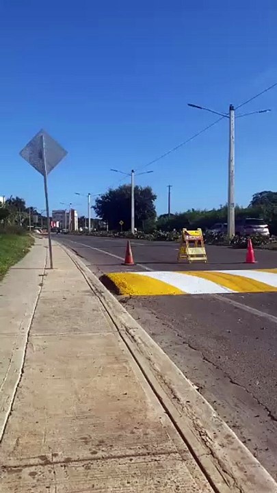 Reductores de velocidad en autopista Freddy Beras Goico